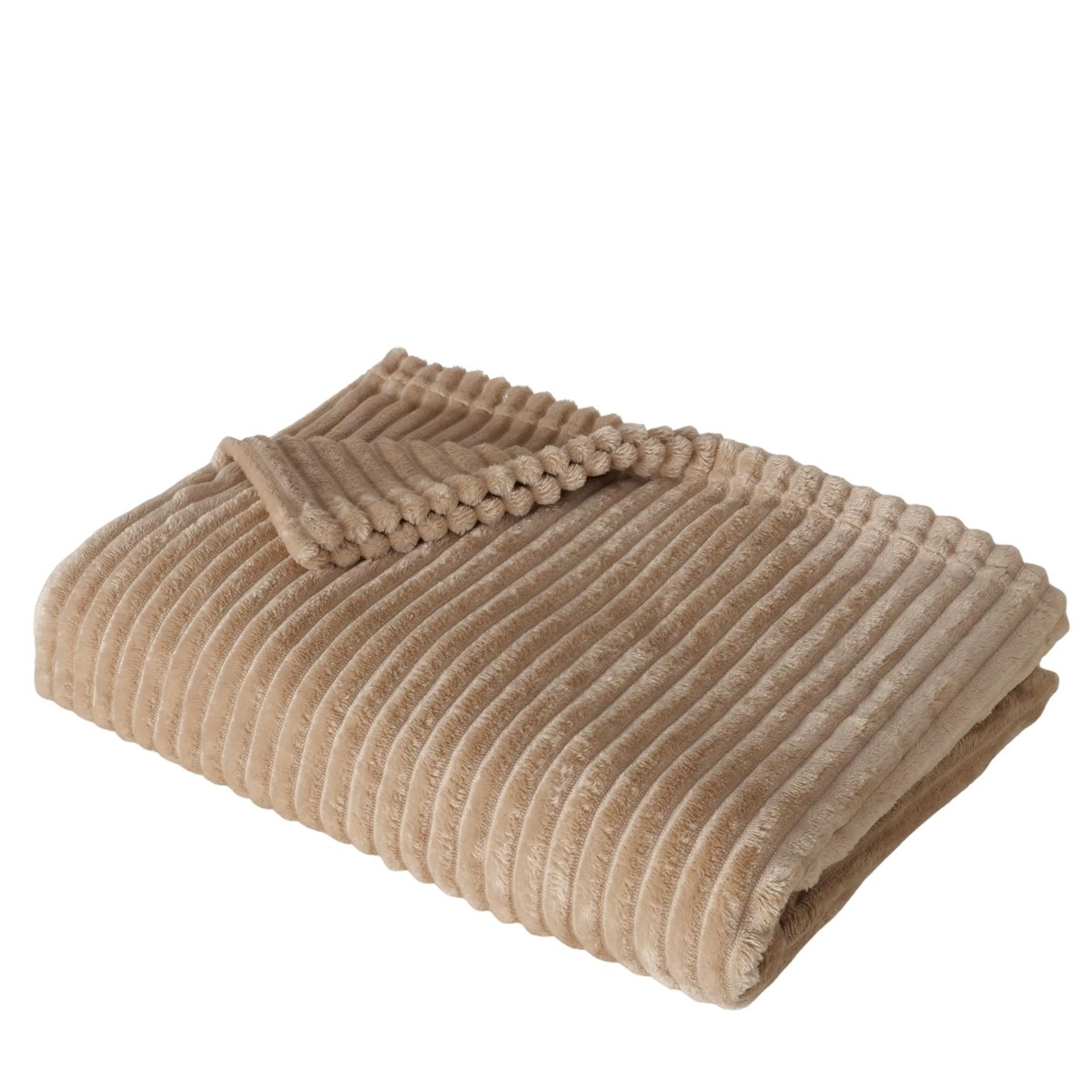 Kuscheldecke Beige 180 × 130 cm