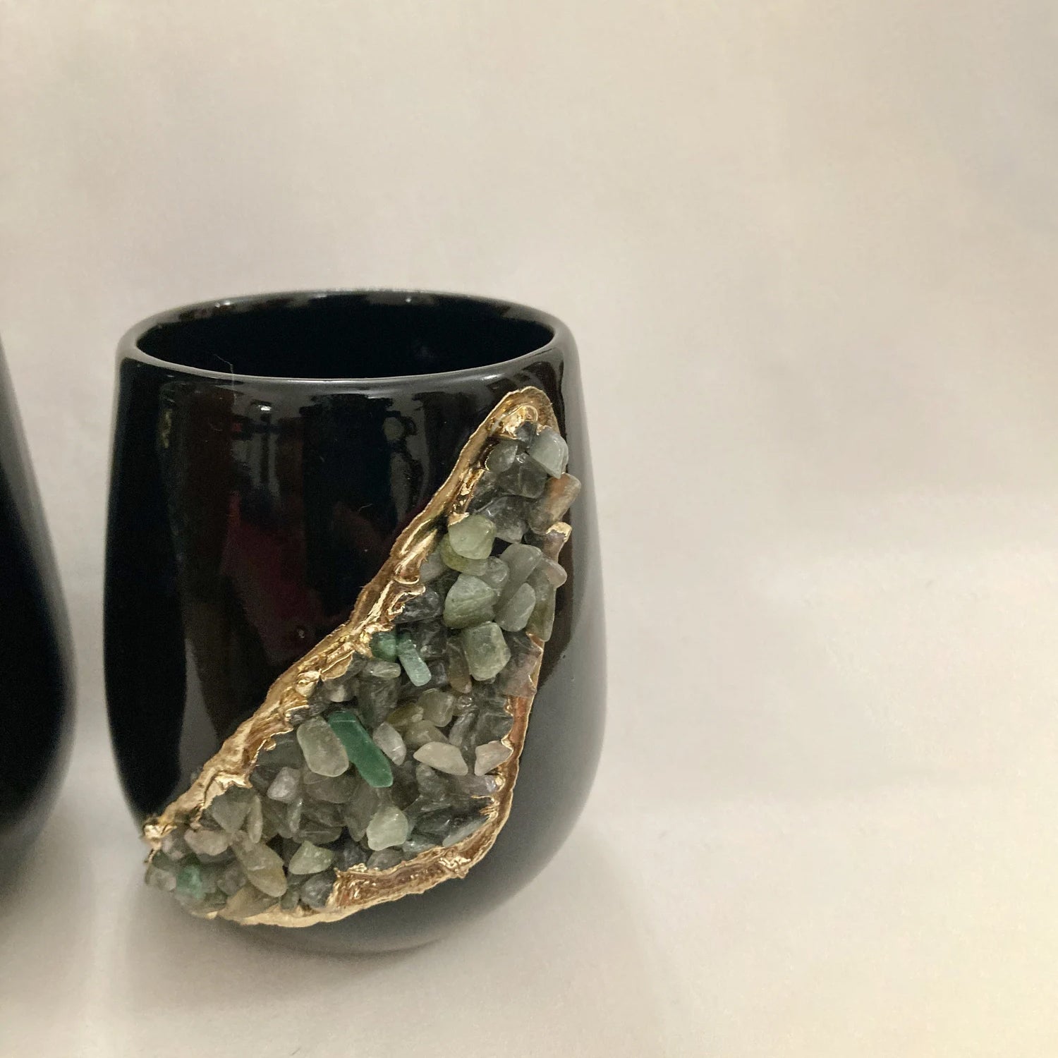 Keramikvasen-Set – 2-teilig in Schwarz | Moderne Dekovasen für stilvolle Wohnräume