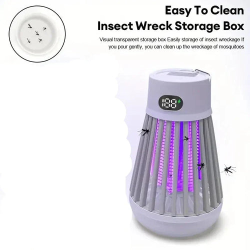 2-in-1 LED-Mückenlampe mit USB-Aufladung