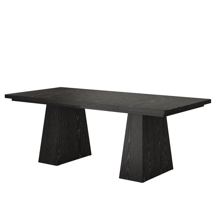 Moderner Schreibtisch in Schwarz-Holzoptik
