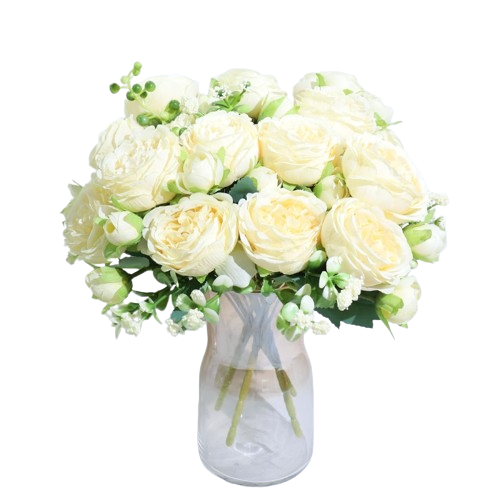 Künstliche Pfingstrosen aus Seide – Realistische Kunstblumen für Vase, Wohnzimmer, Hochzeit & stilvolle Dekoration