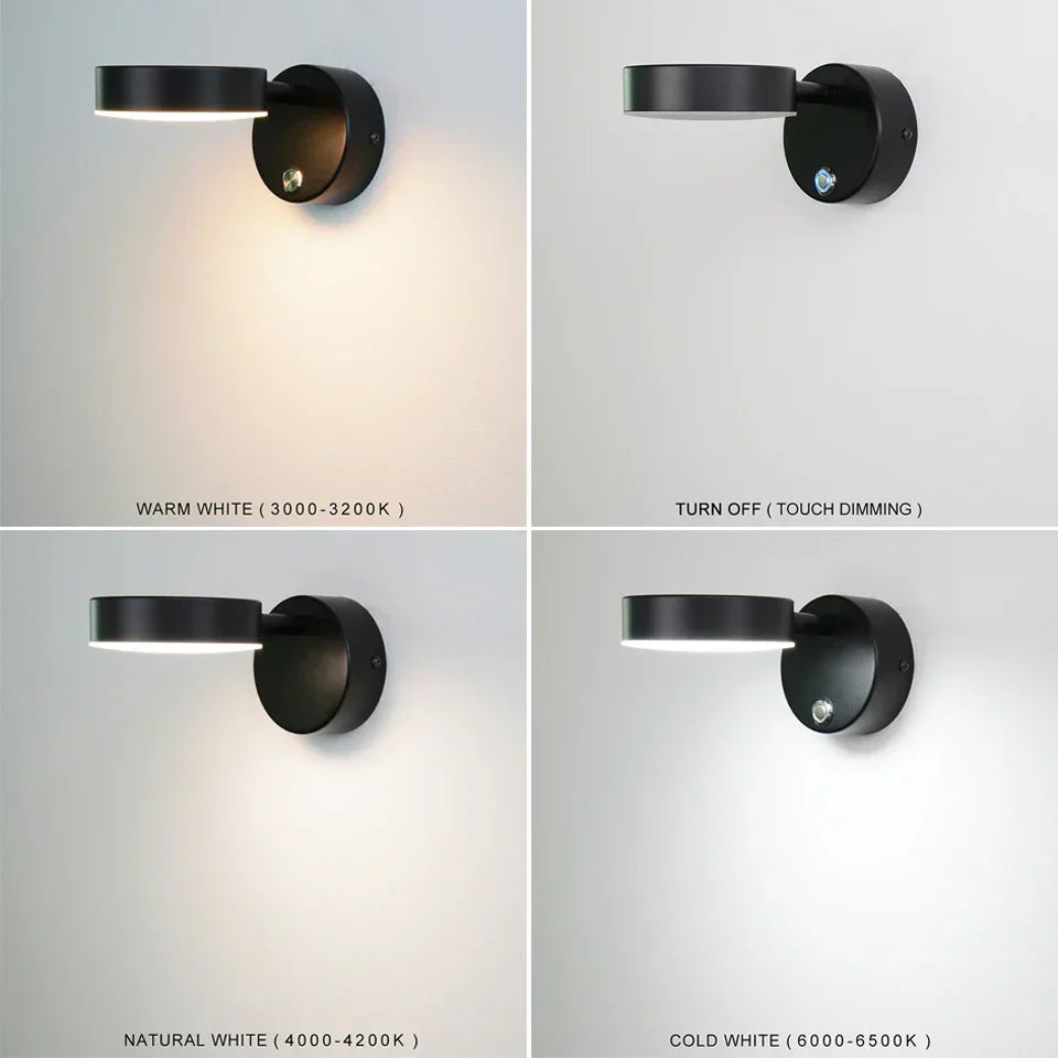 Moderne LED-Wandleuchte