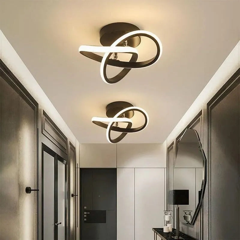 LED-Deckenleuchte mit Lichtstreifen