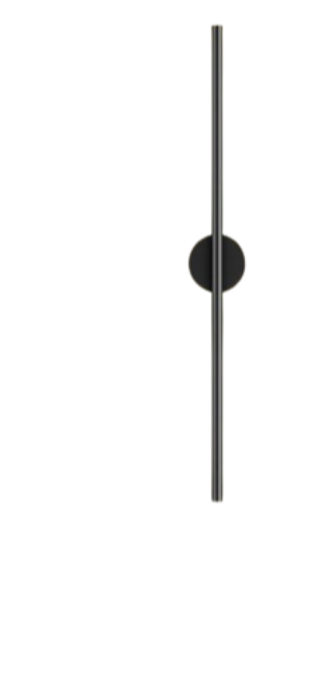 Moderne LED-Wandleuchte in Schwarz