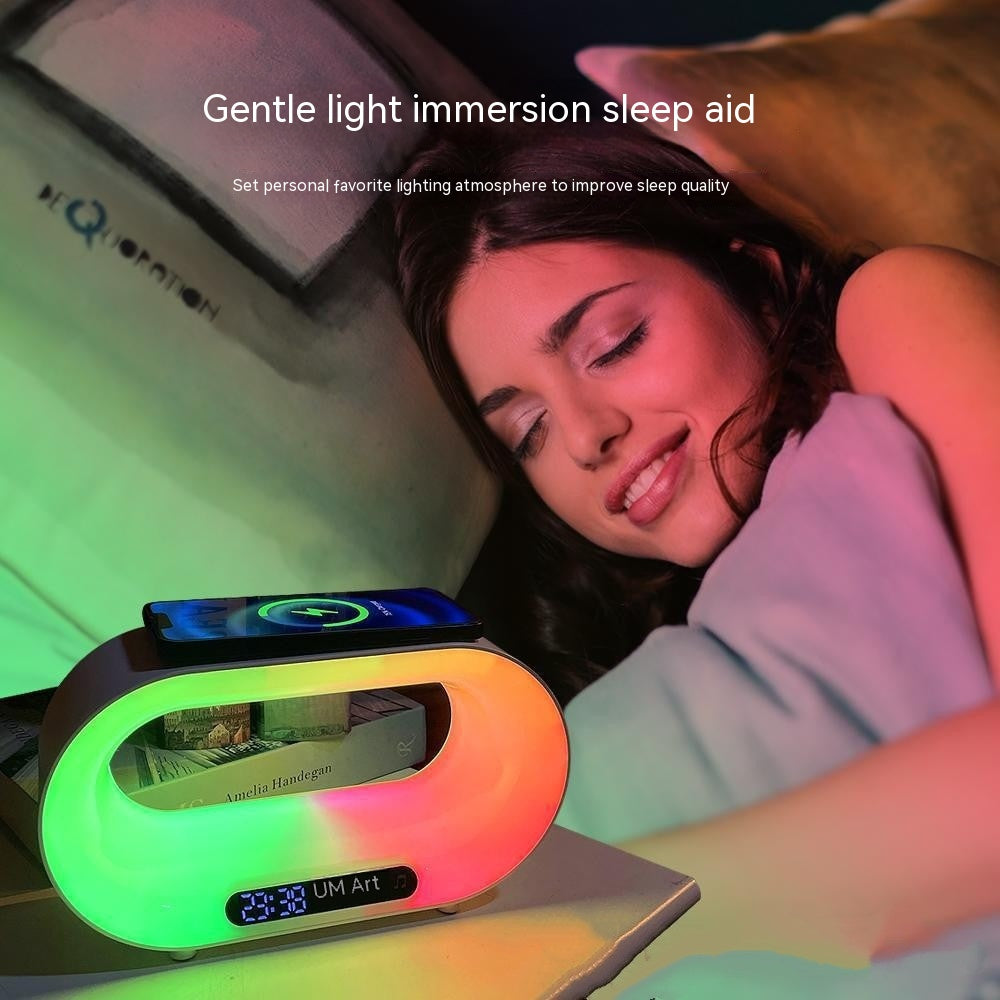 LED-Nachtlicht mit kabelloser Ladestation