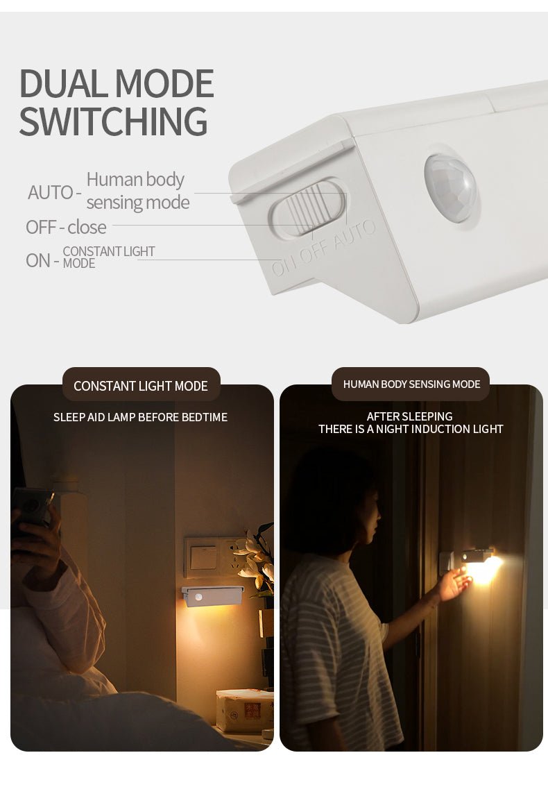 Smarte Magnetische LED-Wandleuchte mit Bewegungsmelder